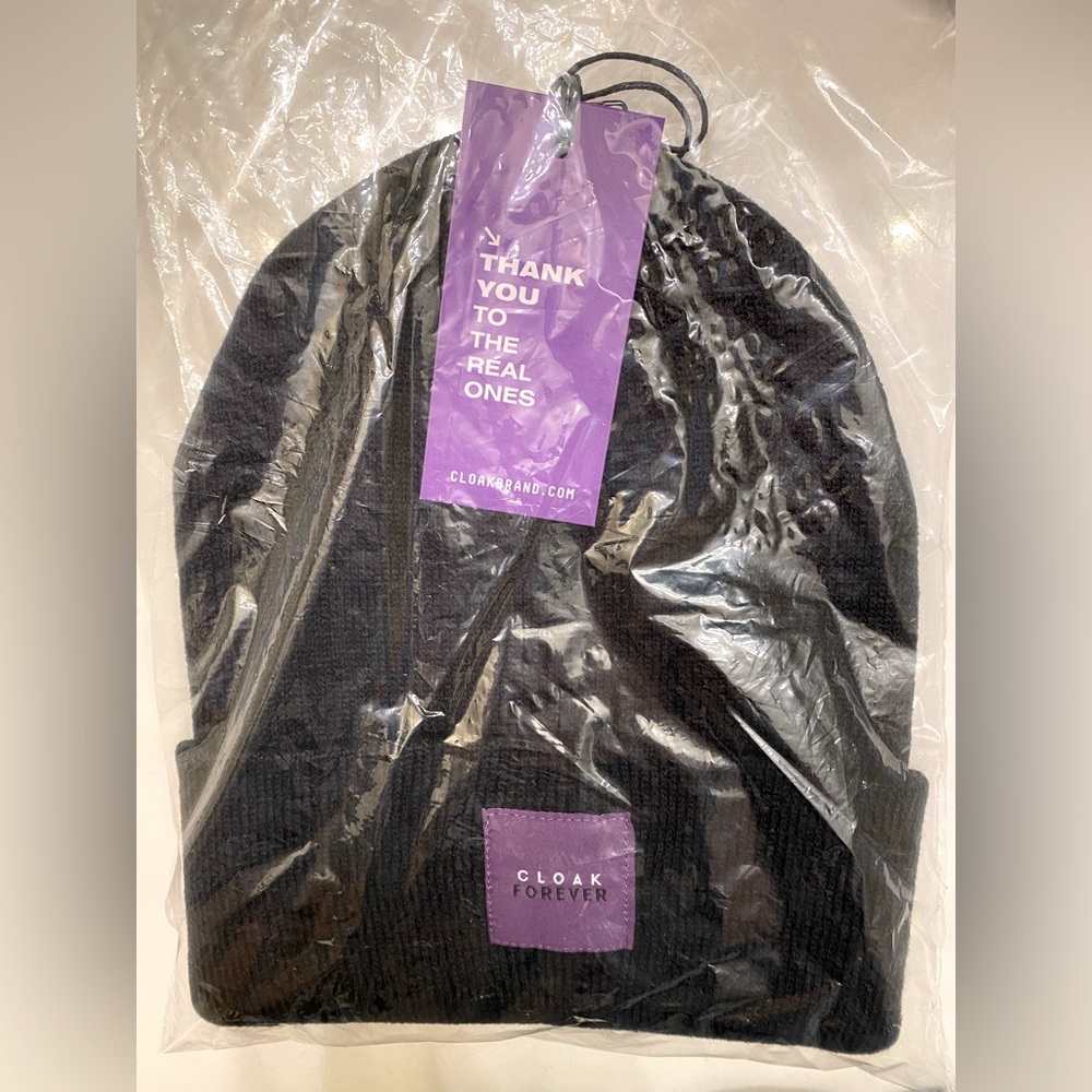 Cloak Brand Cloak Forever Black Beanie